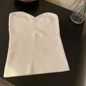 Abercrombie strapless ribbed tank